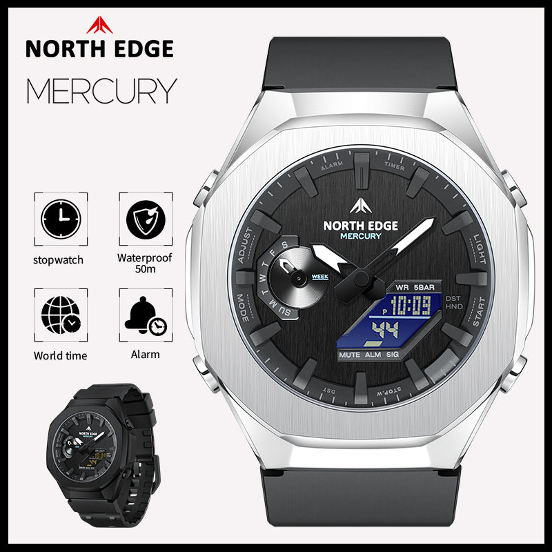 North Edge Outdoor Adventure Watch Mercury