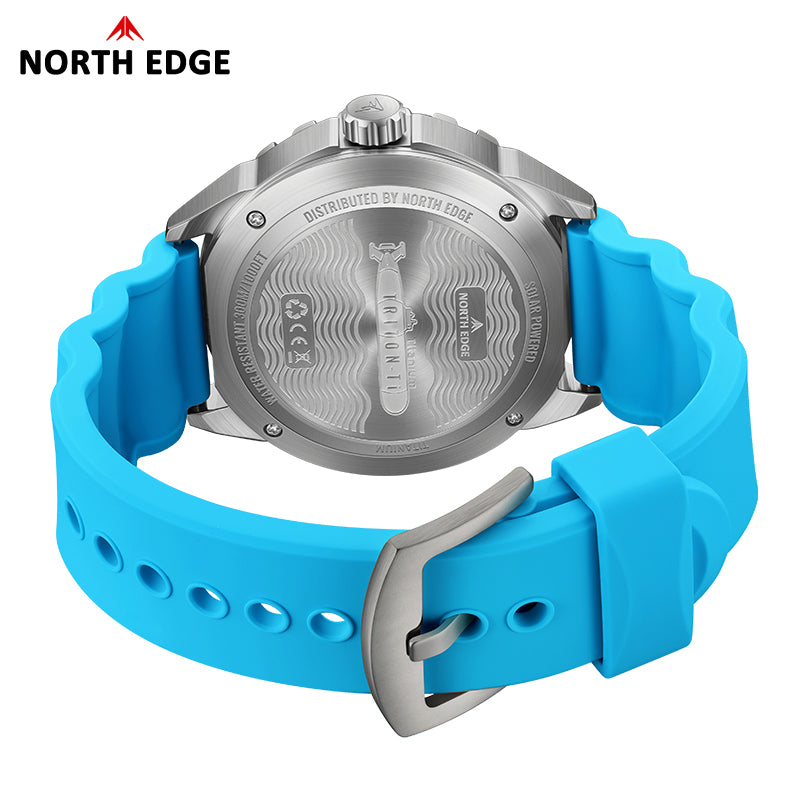 North Edge Titanium Lightweight Solar Dive Watch TRITON-TI