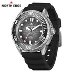 North Edge Titanium Lightweight Solar Dive Watch TRITON-TI